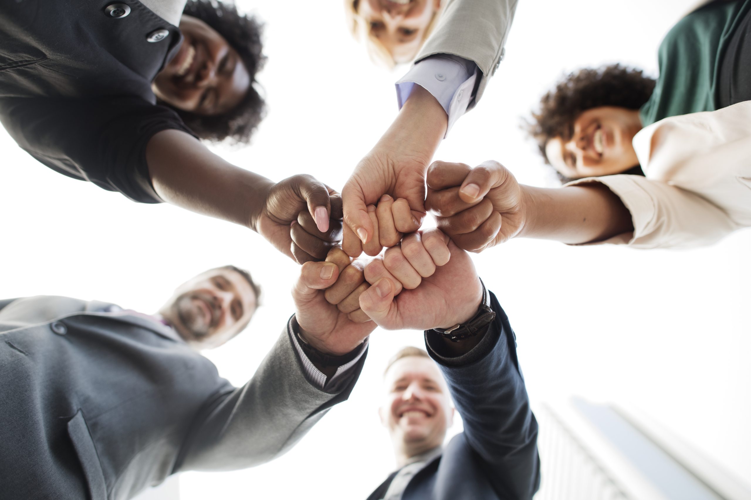 Successful and happy business team Successful and happy business team